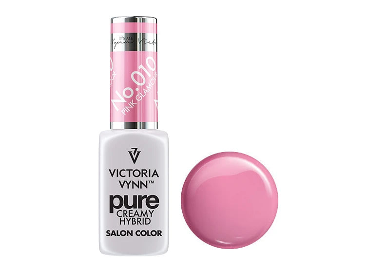Gel polish 010 Pink Glamour PURE 8ml