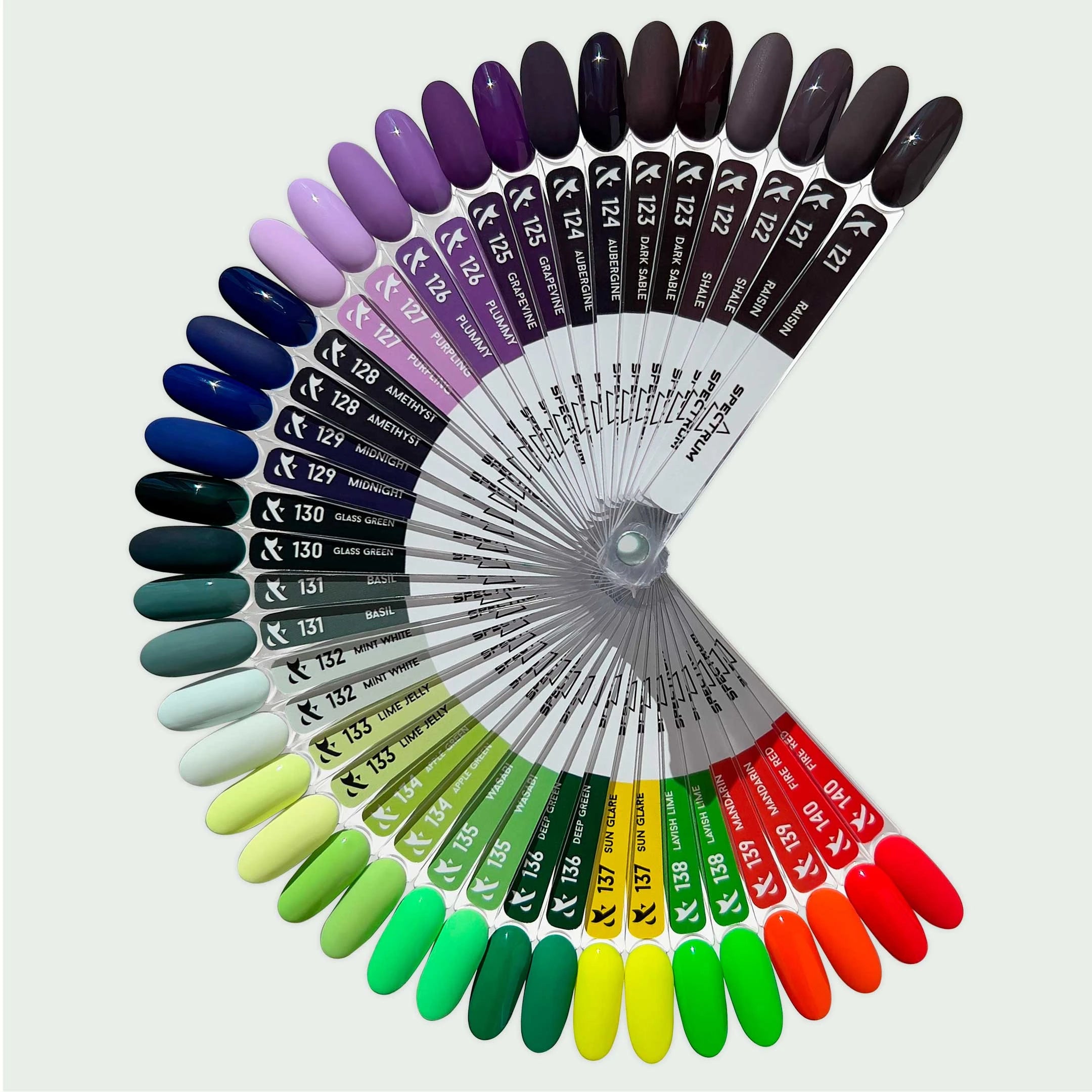 Gel Polish gold Spectrum 124, 7 ml