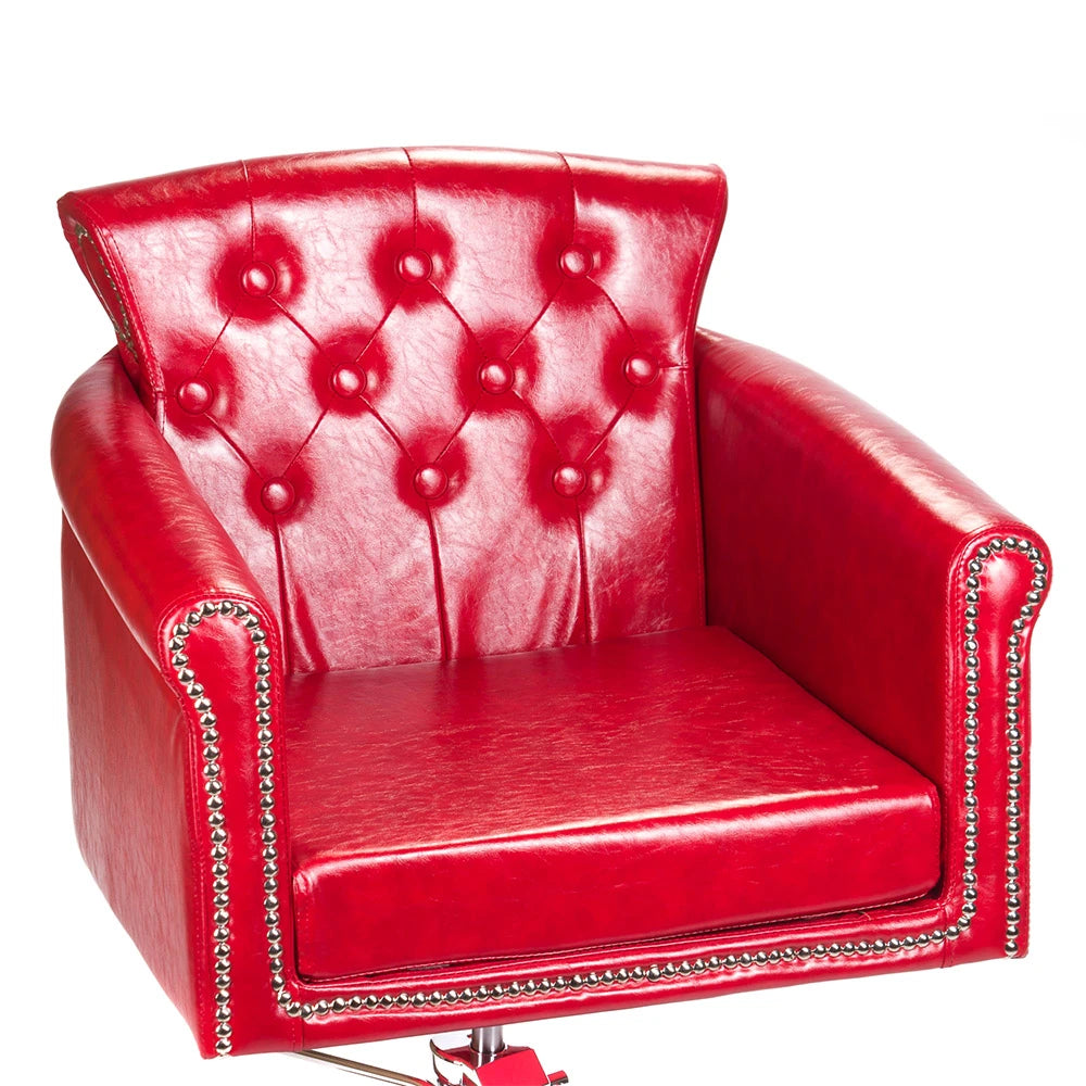 Hairdressing chair ALBERTO BH-8038, red