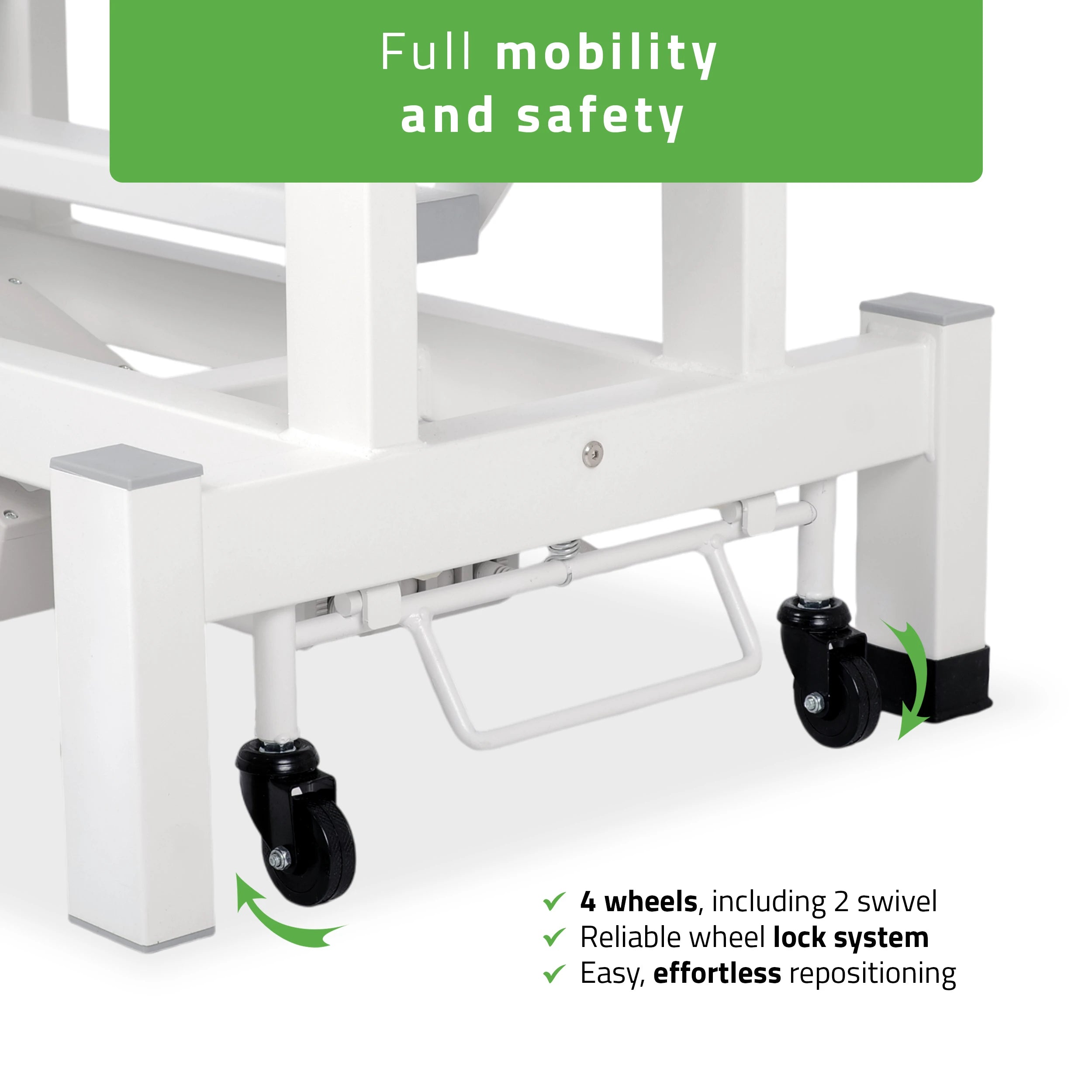 Fortis 4 ERGO treatment table, electric height adjustment with hand remote control, ERGO cushion, k729 light gray