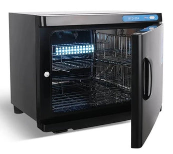 UV Steriliser + Towel Warmer 218, black