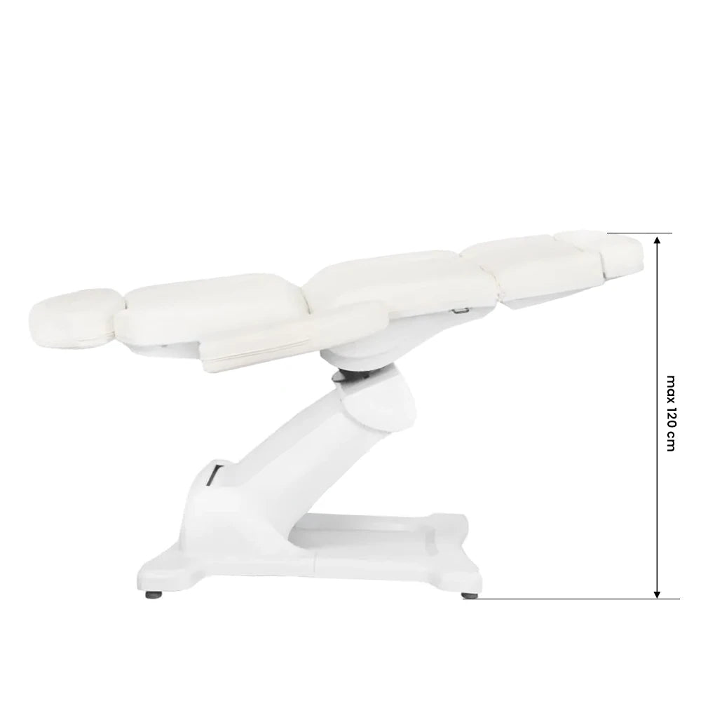 Beauty bed-couche AZZURRO 869a rotary, 4 motors, white
