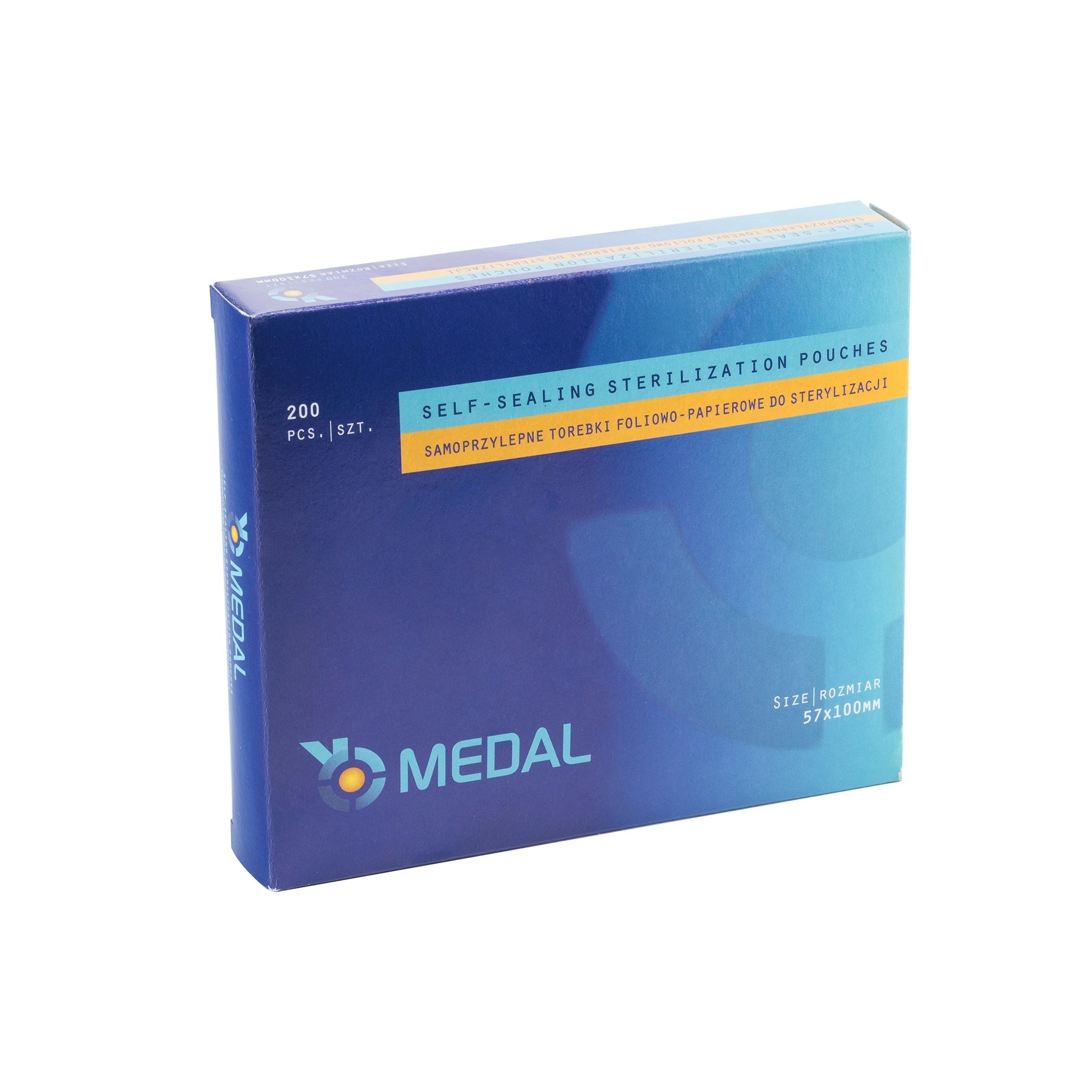 Medal - sterilization packages for autoclaving 57 mm x 100 mm (200 pcs.)