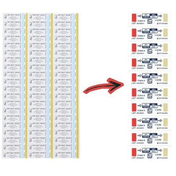 Internal indicators for hot air sterilisers 180/60 (100 pcs.)