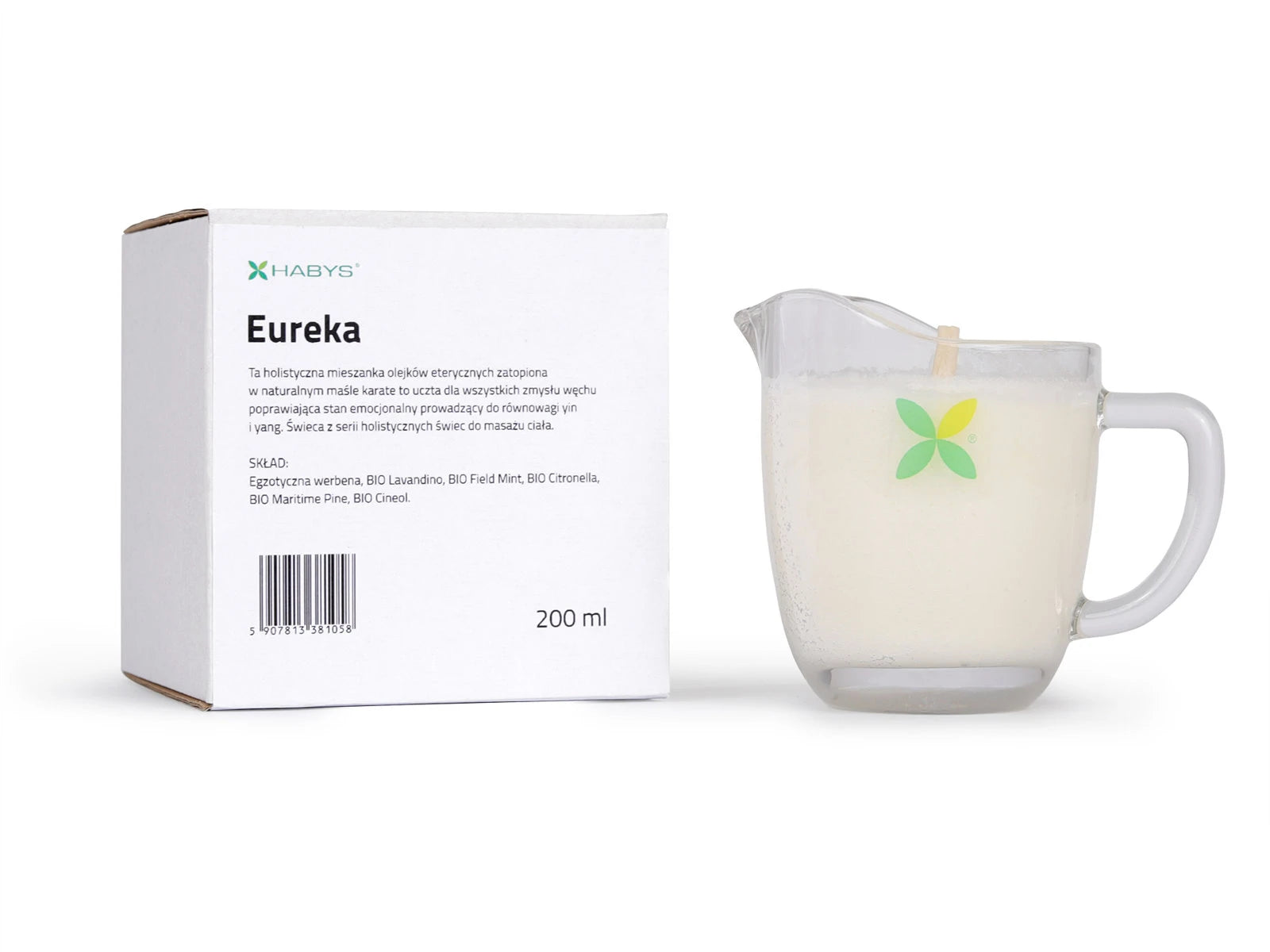 Massage Candle - Eureka, 200ml HABYS