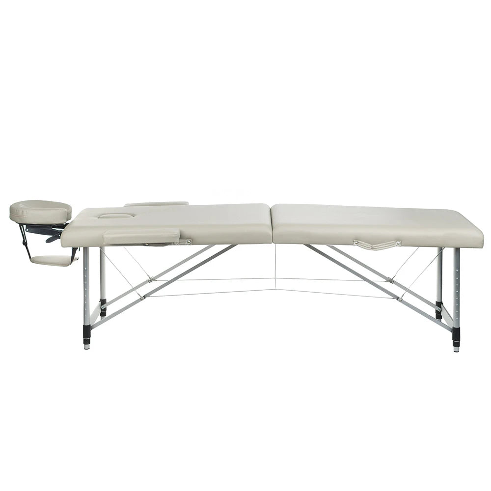 Folding massage table COMFORT 11, grey