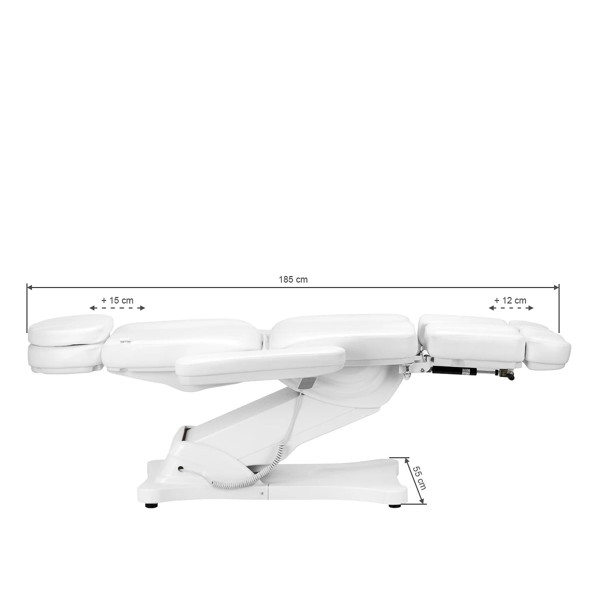 Pedicure Chair SILLON CLASSIC PEDI, 3 motors, white with cradle