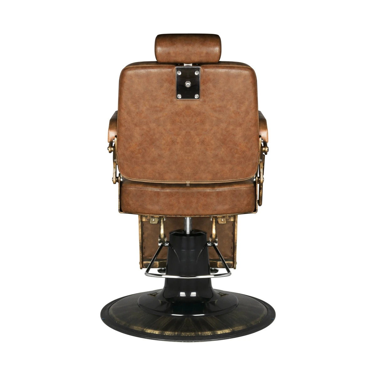 Barber Chair Gabbiano boss old leather light brown