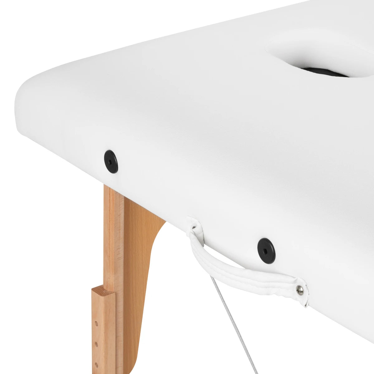 BALANCE wooden folding massage table 2 segment white