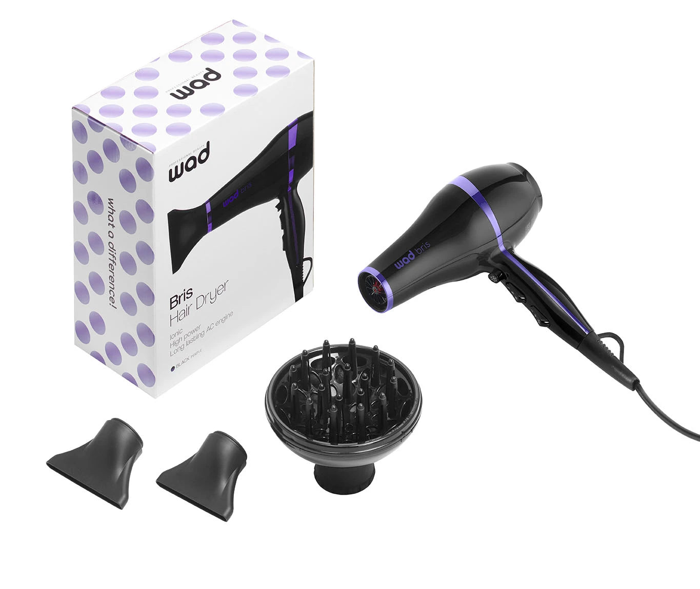 Hair Dryer BRIS Black/Pink