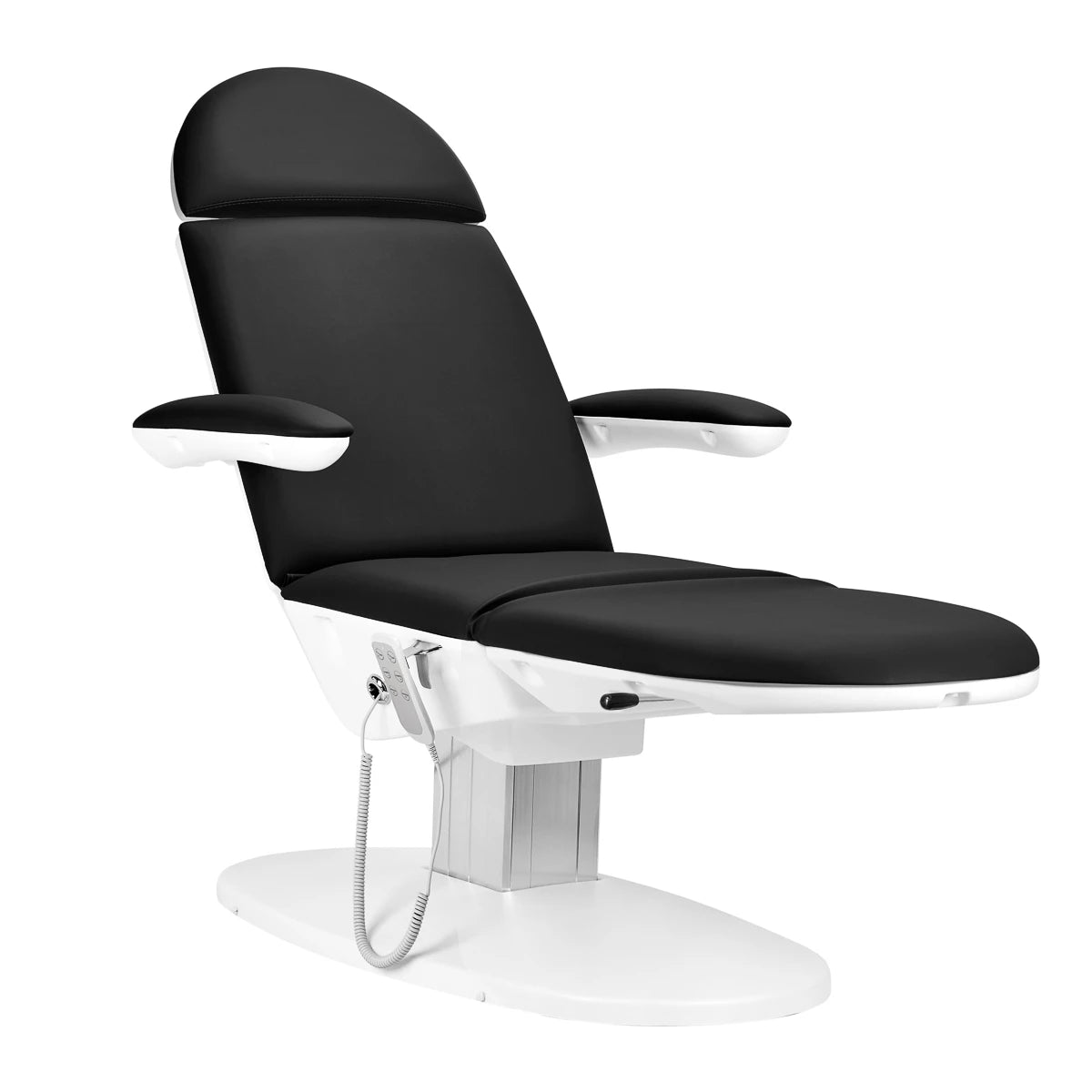Cosmetic chair electr. 2240 Eclipse 3 actuators black with a cradle