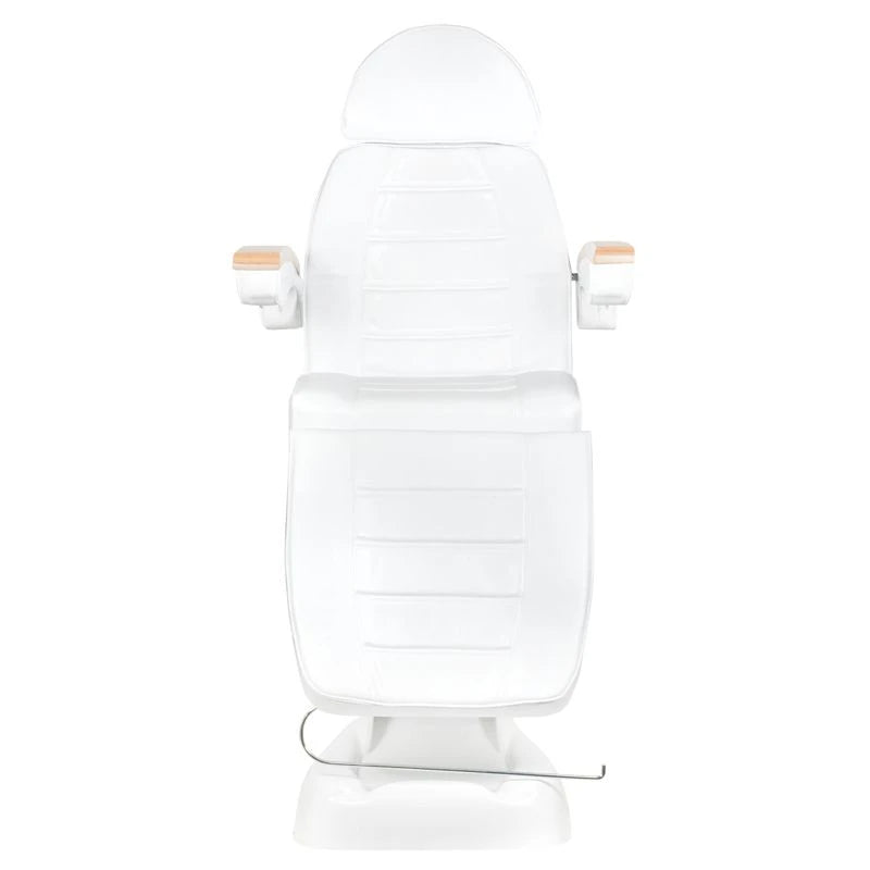 Beauty bed-couche LUX, 3 motors, white / beech