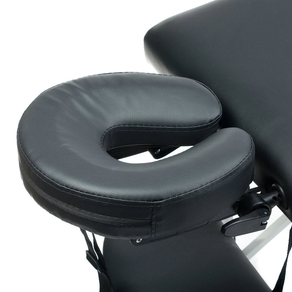 Folding massage table COMFORT 11, black