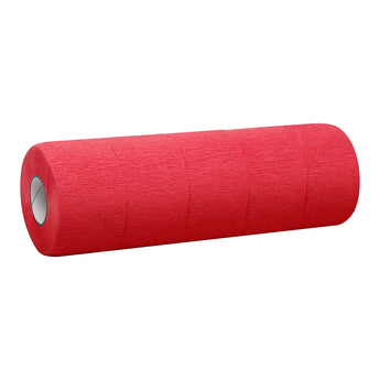 Hairdressing paper collar 5 pcs red