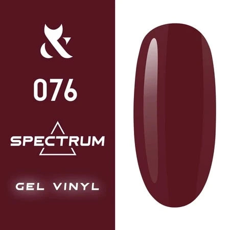 Gel Polish gold Spectrum 076, 7 ml