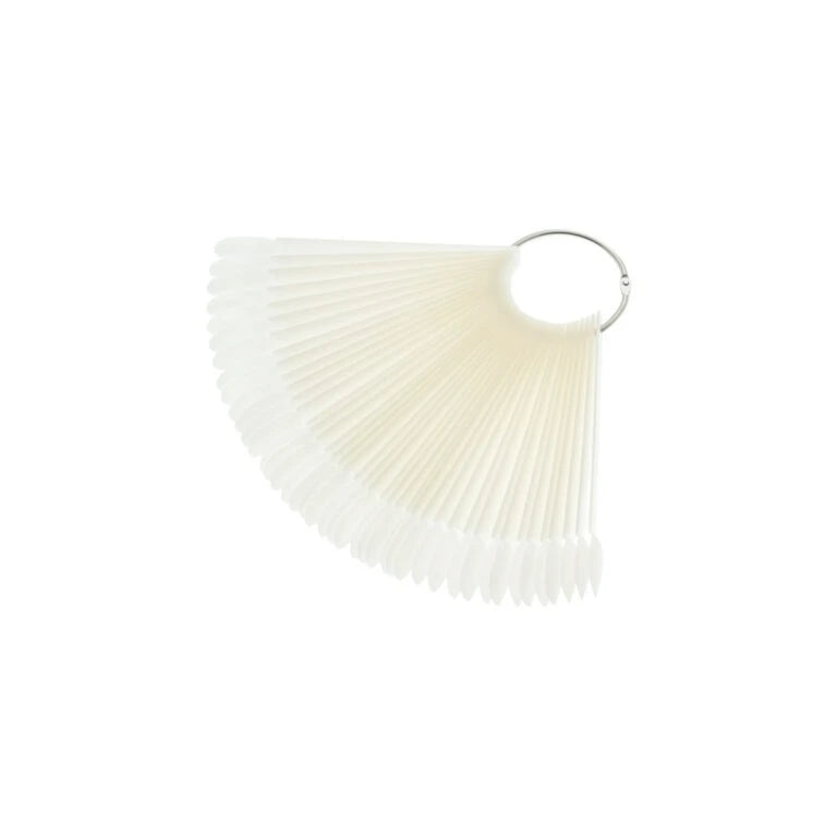 Stencil fan on a wheel ALMOND MILKY