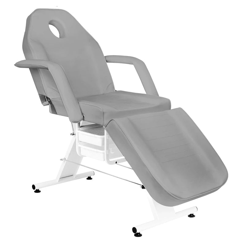 Cosmetic chair A 202 gray with litter boxes