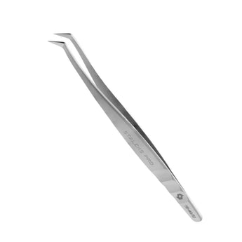 Professional eyelash tweezers EXPERT 40 TYPE 12 (L-shaped, 65')