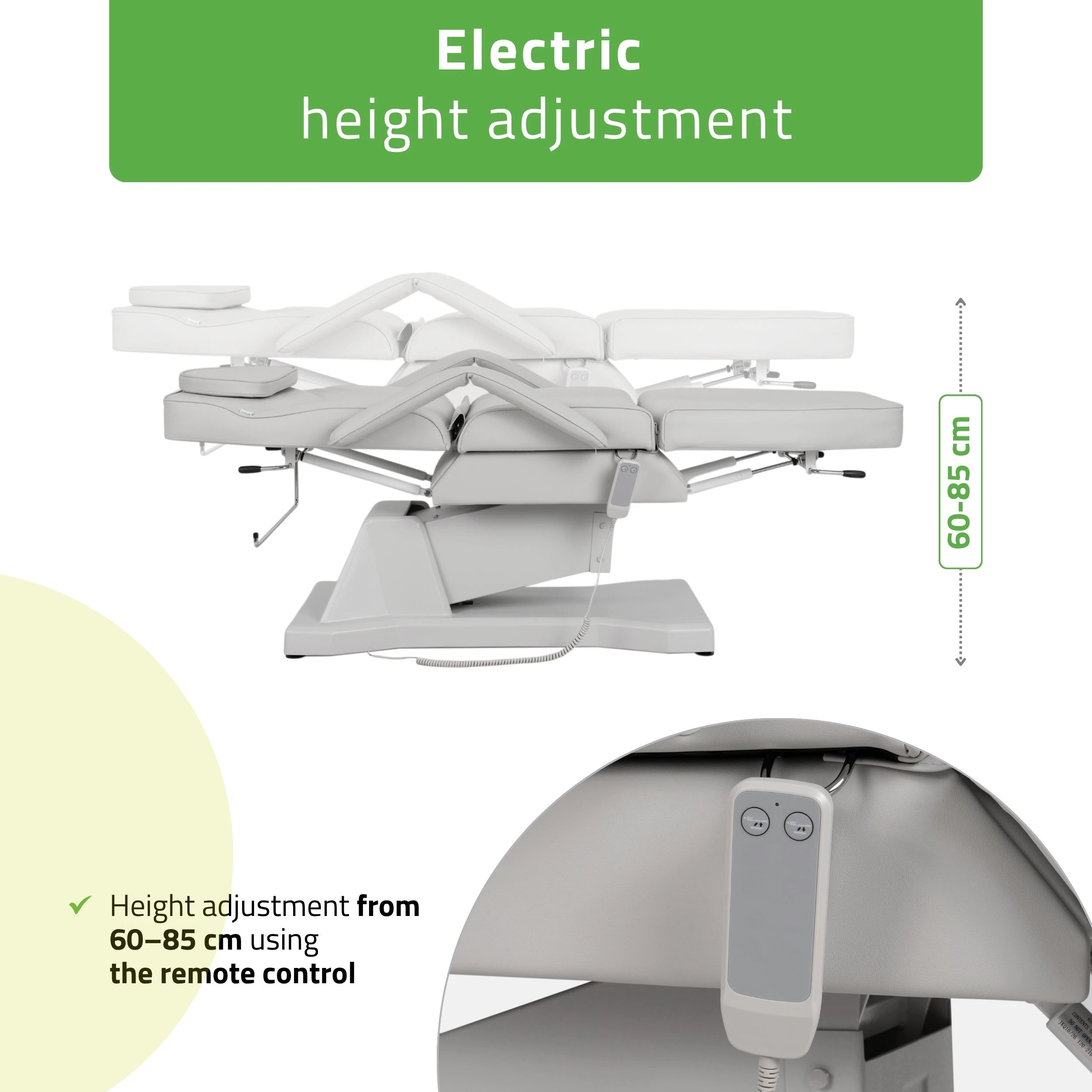 Electric beauty chair Laris Touch Core k329 grey