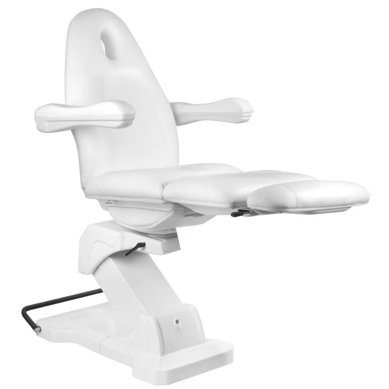 Beauty bed-couche 161, 3 motors, rotating, white