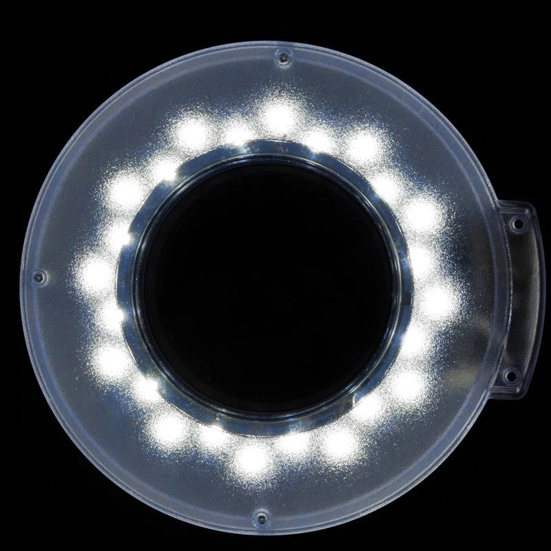 Set of armchair 210 + led magnifier lamp S5 + stool 302
