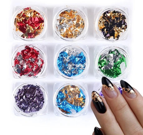 Soft foil for nail design "Silver"