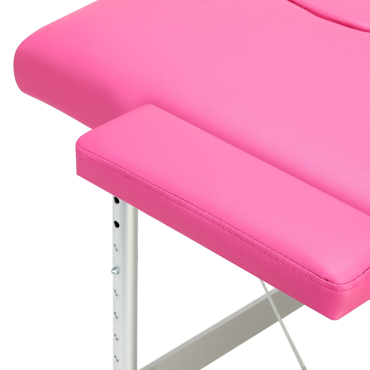 BALANCE aluminium folding massage table 2 segment pink
