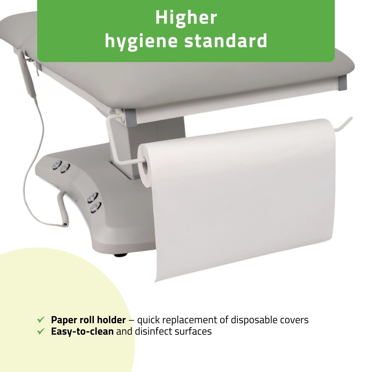 Electric treatment table Estella ERGO 2, Grey – 2 Motors