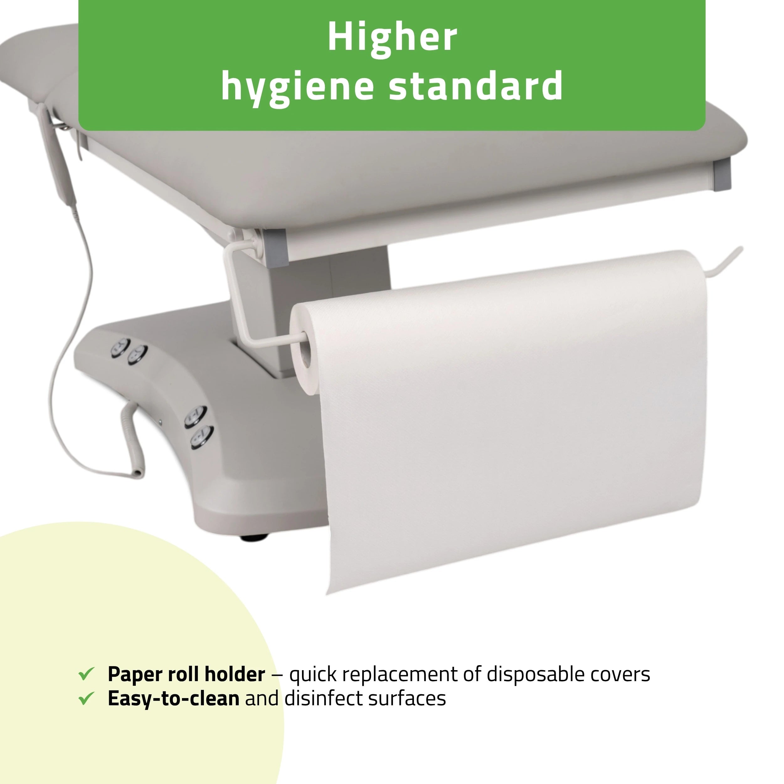 Electric treatment table Estella ERGO 2, Grey – 2 Motors