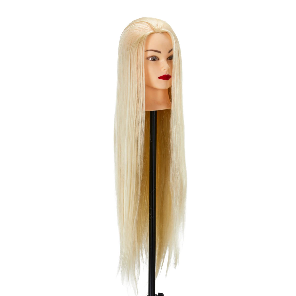 Gabbiano WZ2 synthetic hair training barber head, color 613H, length 24"