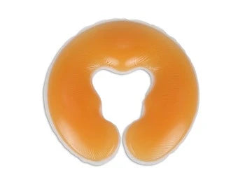 U shape silicone gel pad for massage tables with face rest, nude