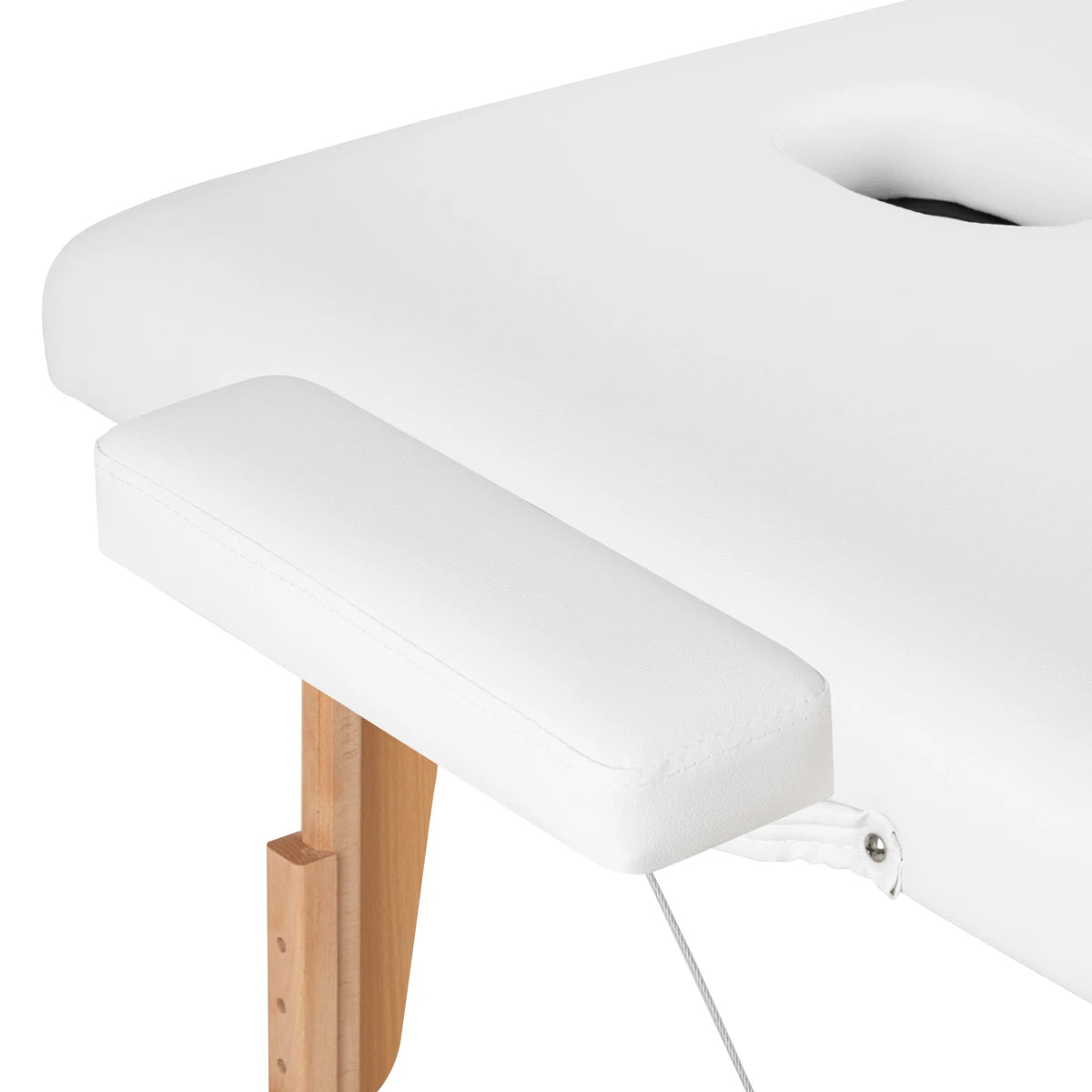 BALANCE wooden folding massage table 2 segment white