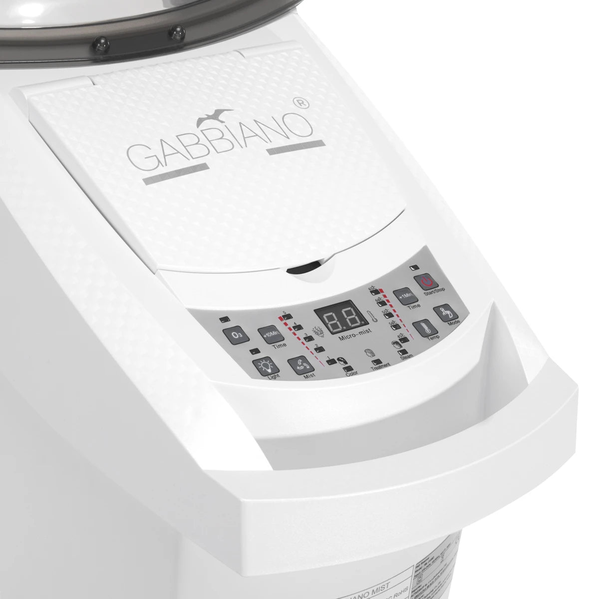 Hairdressing sauna Gabbiano 408D white with active ozone
