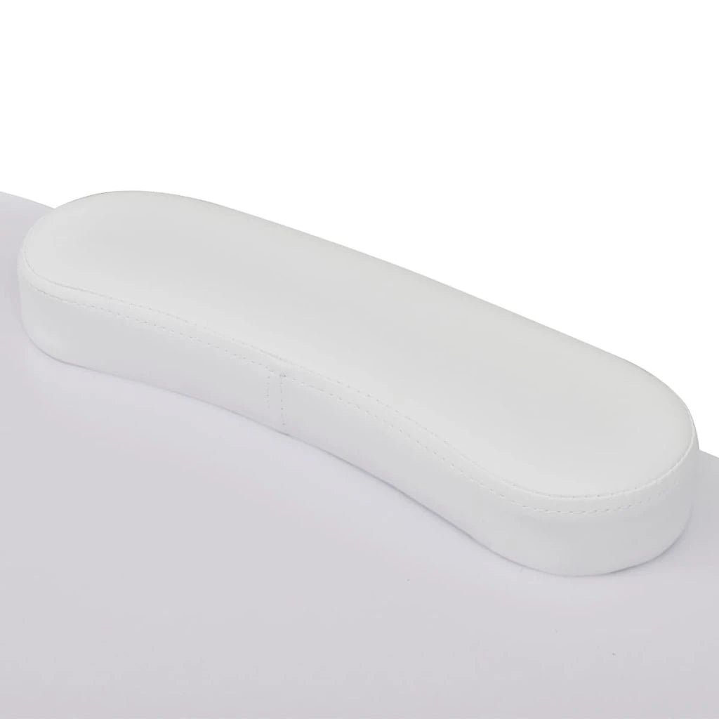 Folding Manicure Nail Table with Castors White