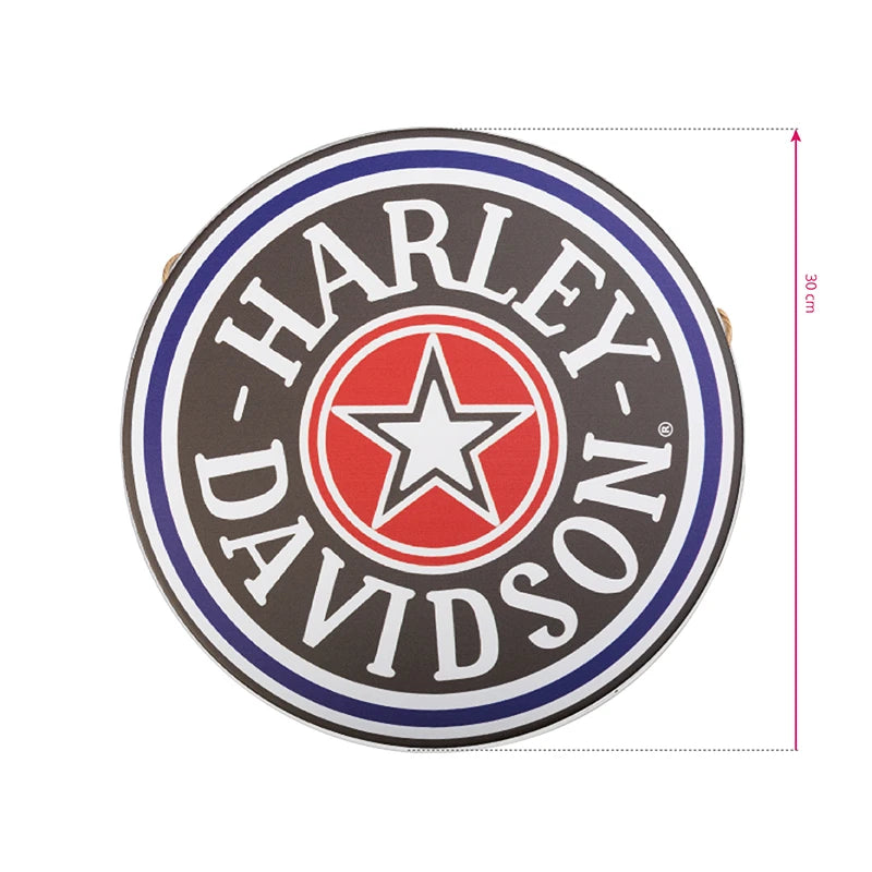 Harley HD002 round decorative plaque