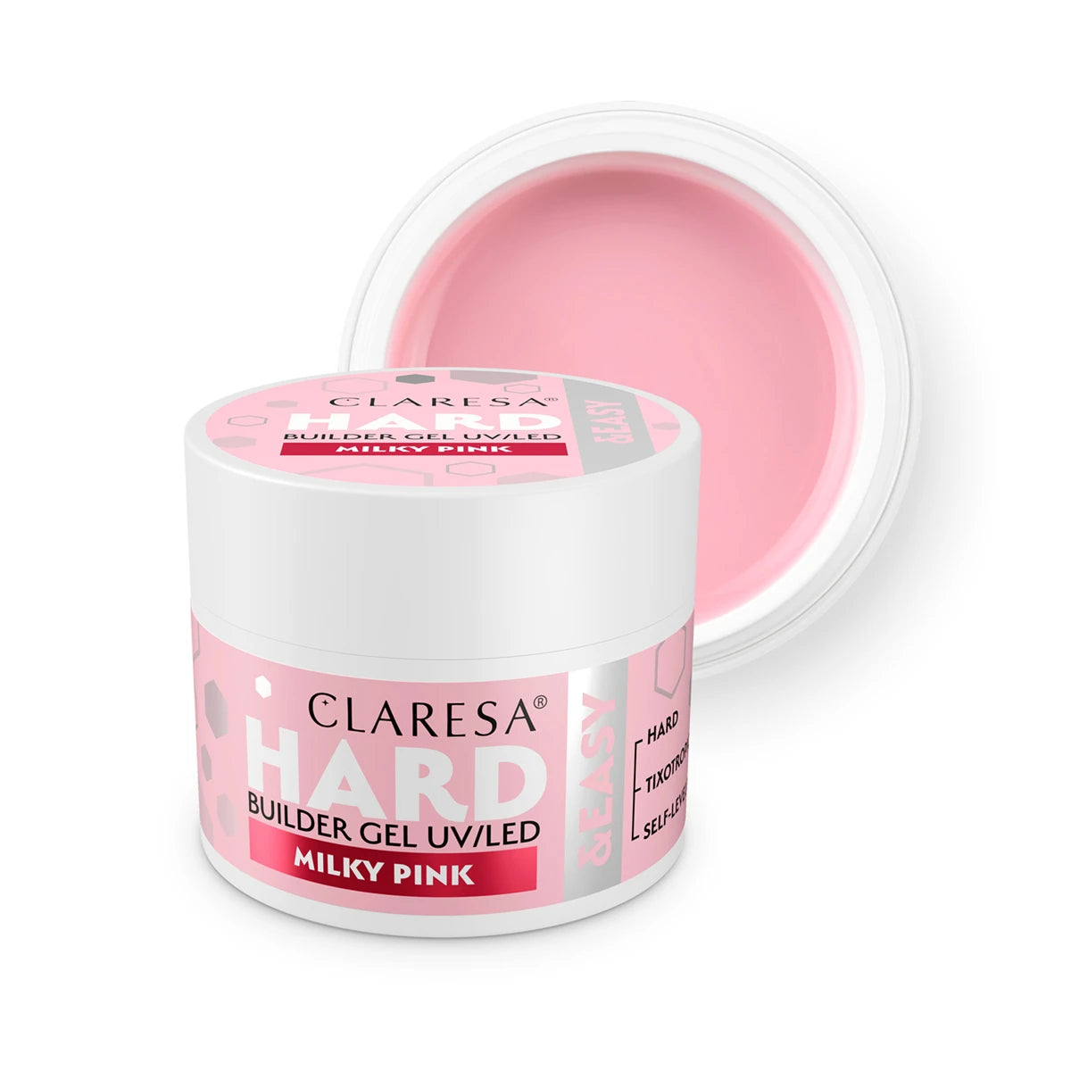 HARD&EASY BUILDER GEL MILKY PINK 45g