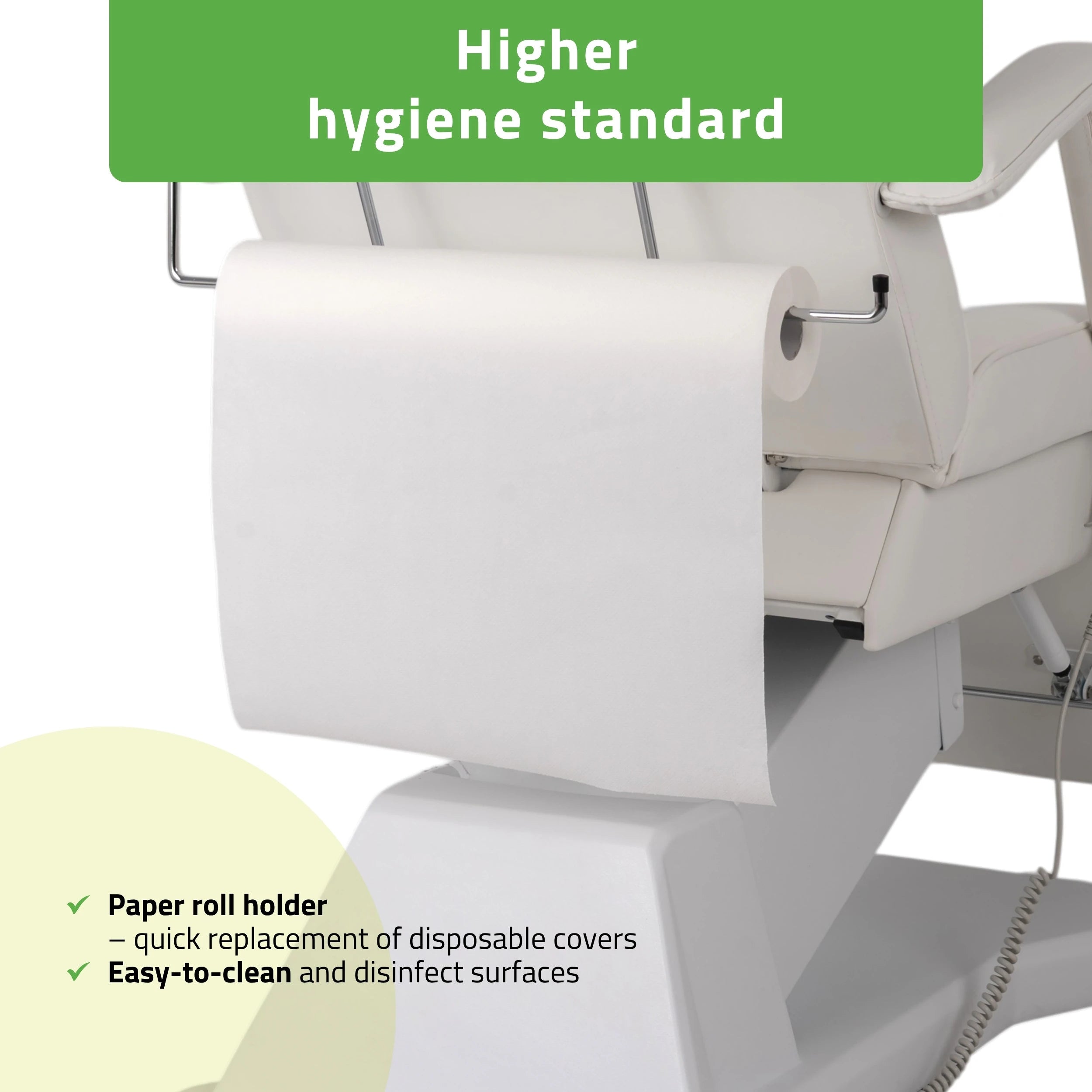 Electric beauty chair Laris Touch Core k301 white