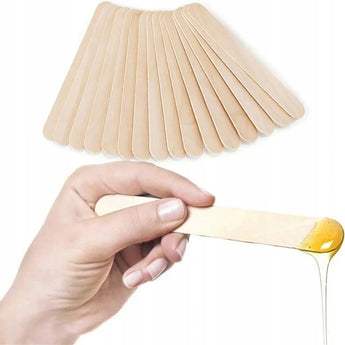 Wooden wax applicator sticks 150x18 mm (100 pcs)