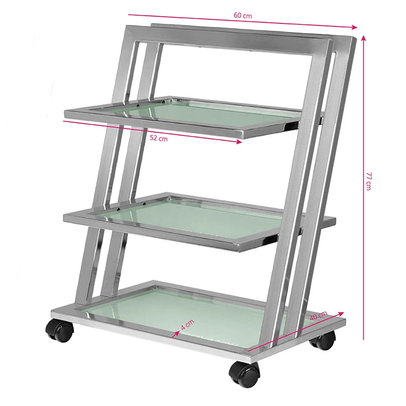 Cosmetic table, 070, chrome