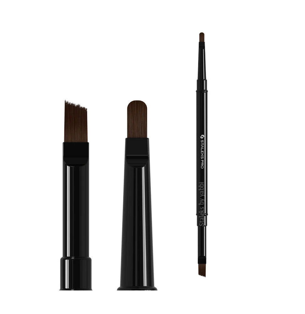 Double-ended brush EXPERT for gel 7 mm / for gel 9 mm
