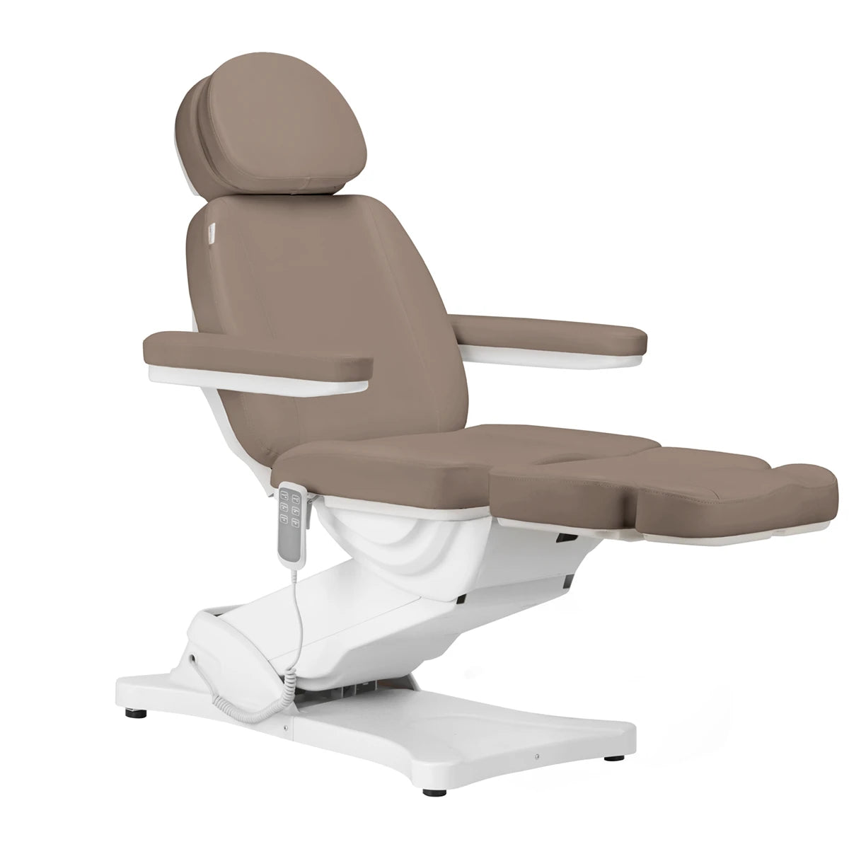 Electric cosmetic chair SILLON CLASSIC 3 motors modern brown